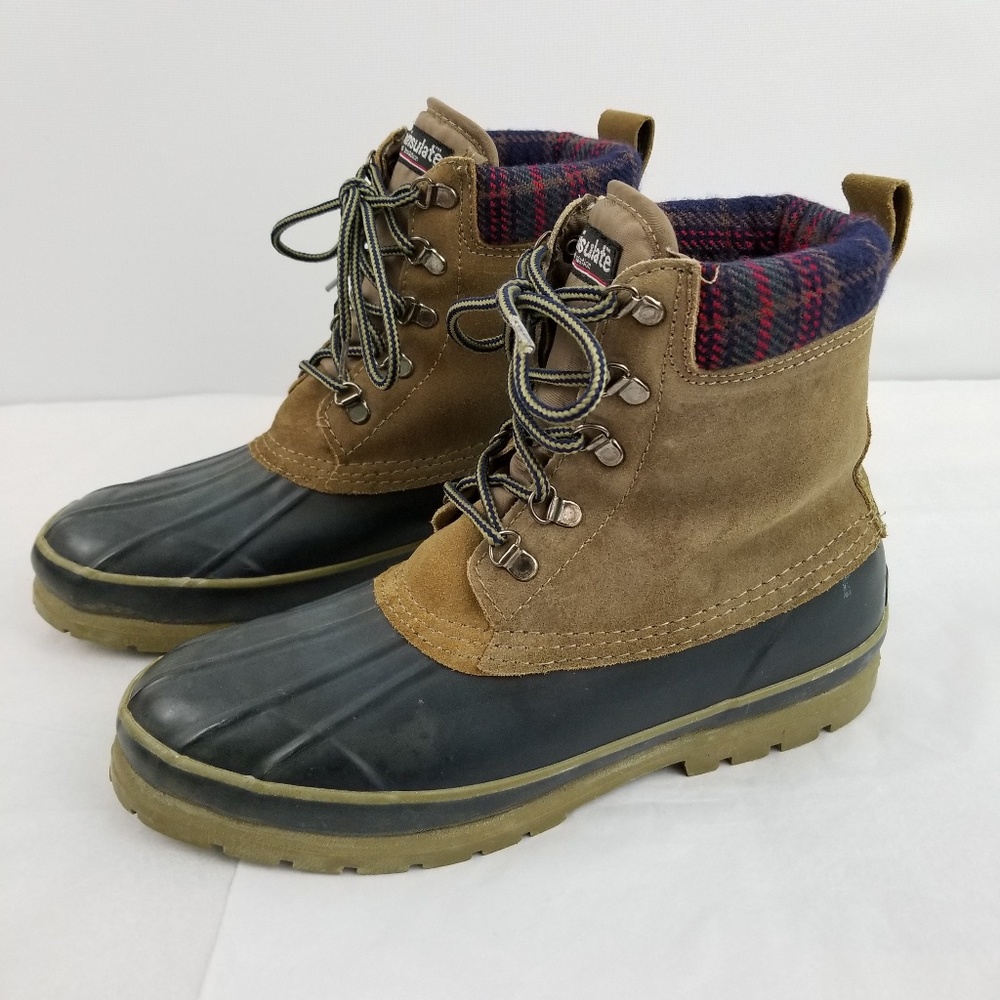 Panda Thinsulate leather upper winter snow boots